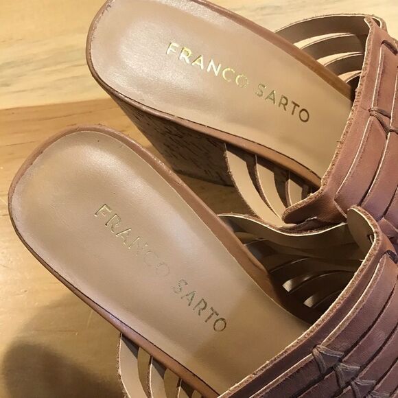 FRANCO Sarto platform slides sandals Franco Sarto wedge mules mules slip on - Picture 9 of 14